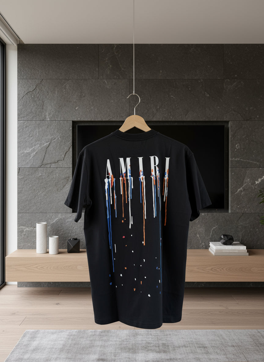 Luxury Black T-Shirt Amiri