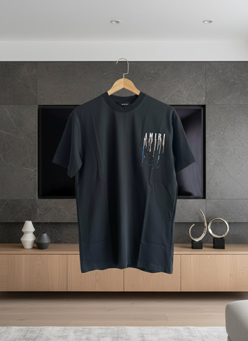 Luxury Black T-Shirt Amiri
