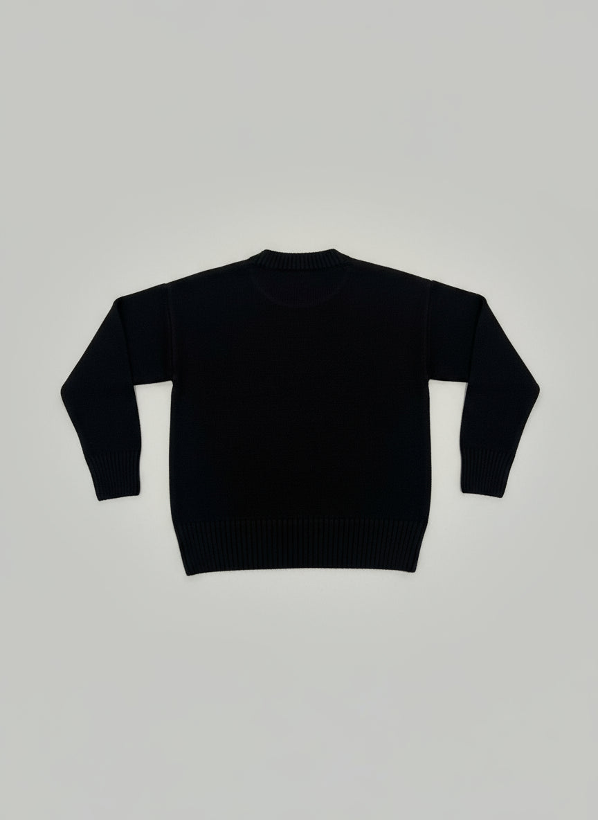 Black knitted sweater Ami Paris