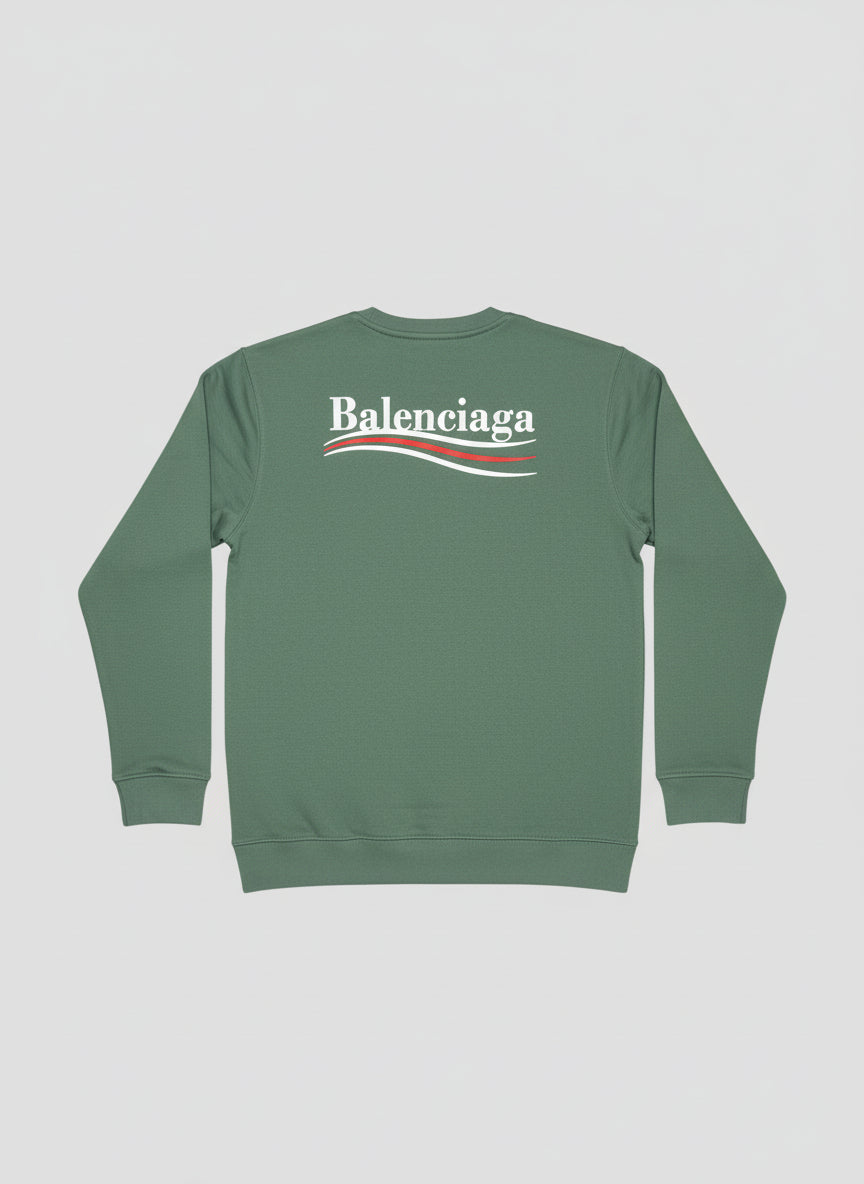 Green Balenciaga Men Shirt