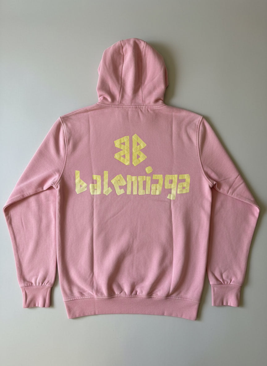 Pink Hoodie Balenciaga