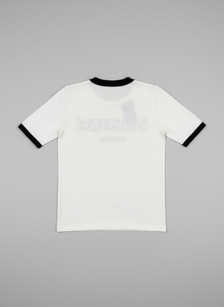 White T-Shirt Balmain Paris