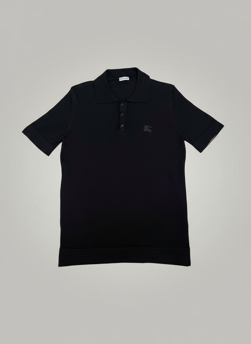 Burberry Polo Black Shirt
