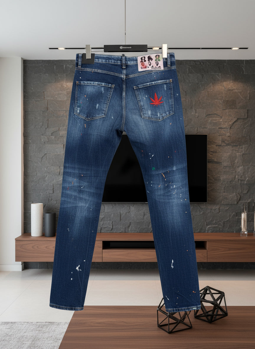 Dsquared2 jeans in black with a bleached effect