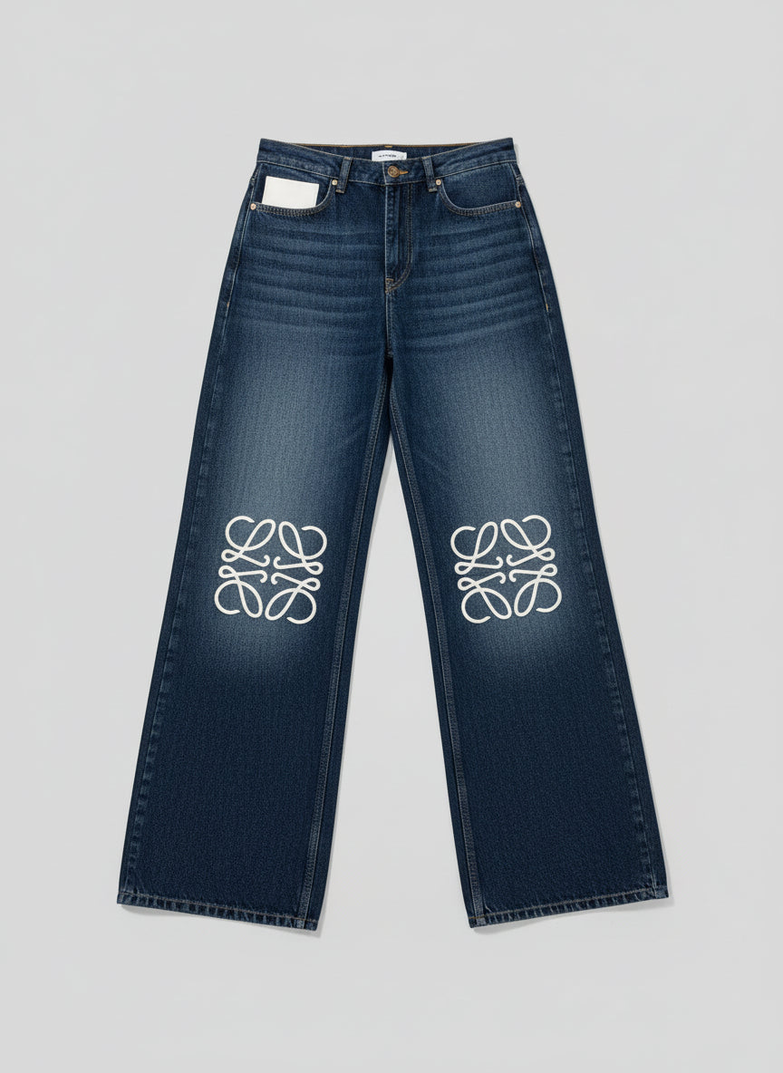 Loewe Jeans in blue denim