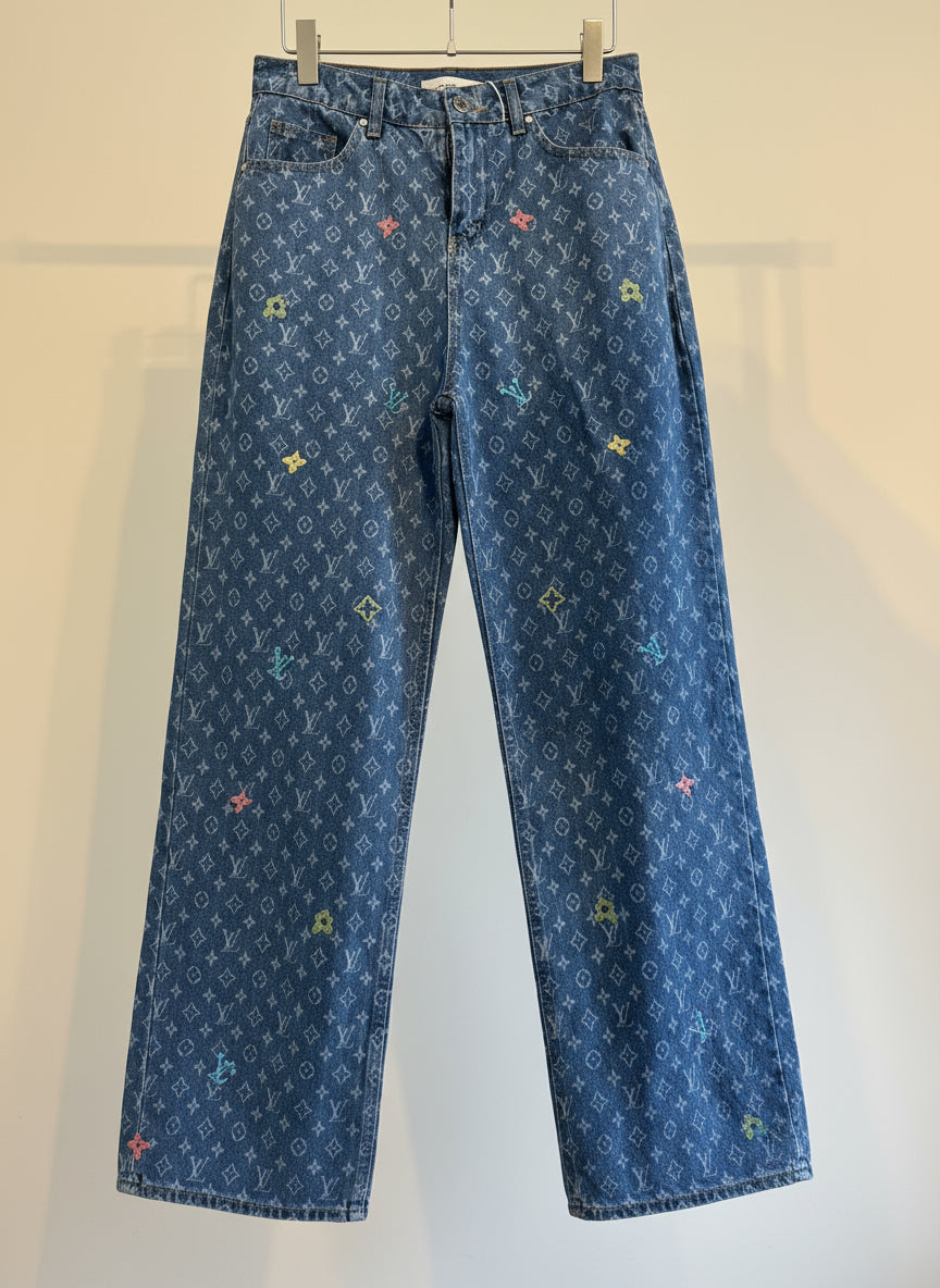 Louis Vuitton jeans in blue denim