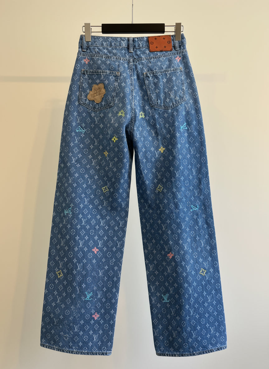 Louis Vuitton jeans in blue denim