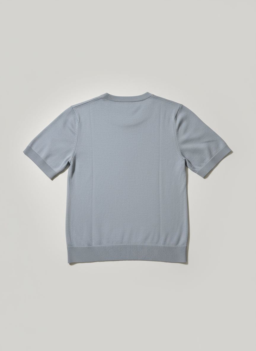 Light blue knitwear T-Shirt Ami Paris